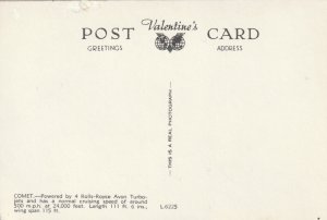 COMET Jet Airliner - Vintage POSTCARD Photo, (Valentine's)
