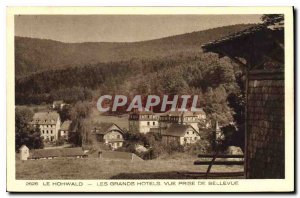 Old Postcard Hohwald Les Grands Hotels Bellevue shooting