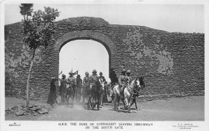 US5402 the duke of connaught leaving omdurman royalty real photo sudan africa