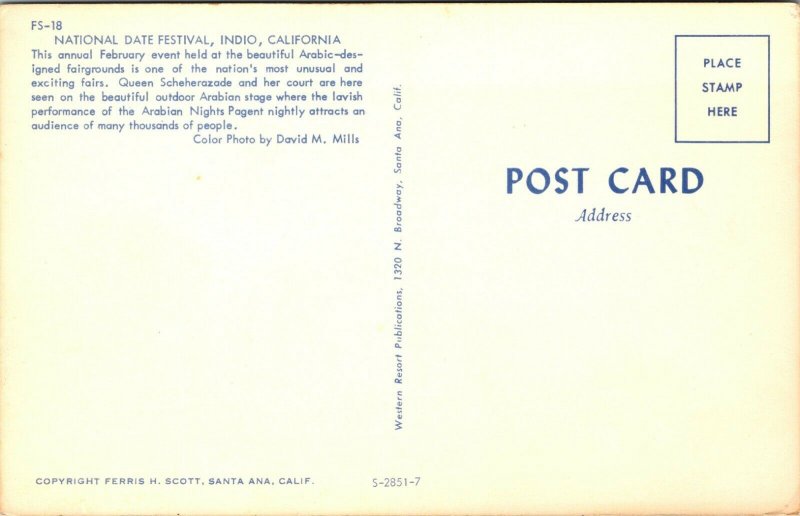 California CA Date Empire Postcard Old Vintage Card View Standard Souvenir Post