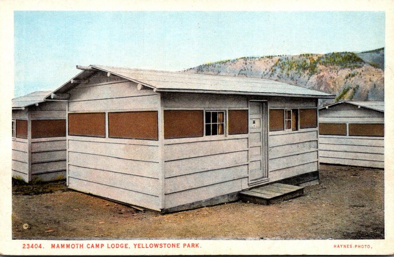 Yellowstone National Park Mammoth Camp Lodge Haynes Photo