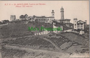 Spain Postcard - Barcelona, Cumbre Del Tibidabo    RS36103