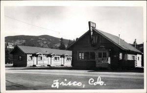 Frisco Colorado CO AB Caf� Real Photo Postcard