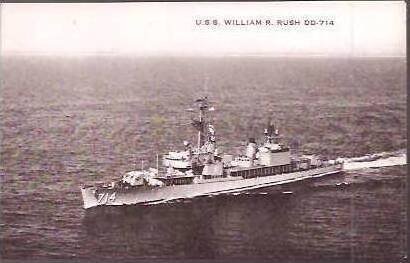 USS WILLIAM R RUSH DD-714