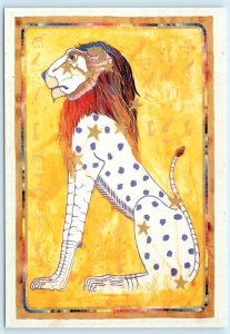 LEO ~ Egyptian Zodiac Symbol~ KANTARO Artist 1992 Art Unlimited 4x6 Postcard