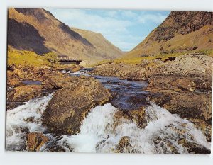 Postcard The River Coe in Glencoe, Scotland