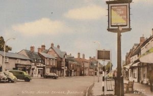 White Horse Street Baldock Hertfordshire Village Pub Rose & Crown Old Postcard