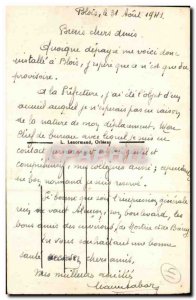 Old Postcard Blois Rue Denis Papin