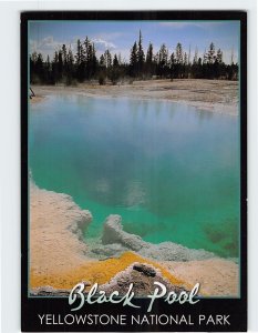 Postcard Black Pool, Yellowstone National Park, Wyoming