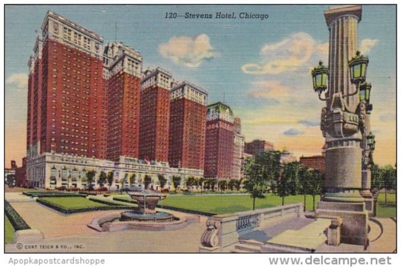 the Stevens Hotel Chicago Illinois