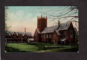 NH Chapel St Paul's School Concord New Hampshire 1910 Vintage Postcard