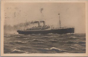 RPPC Postcard Ship Berlin Norddeutscher Lloyd Bremen 1913