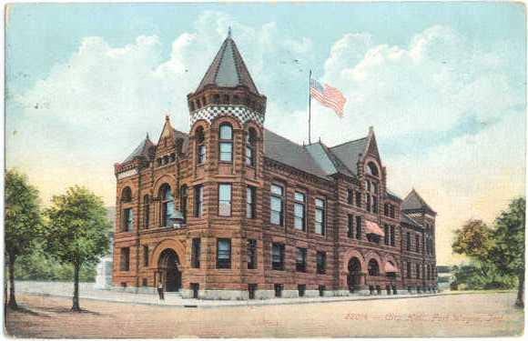 D/B City Hall Fort Wayne Indiana IN 1907