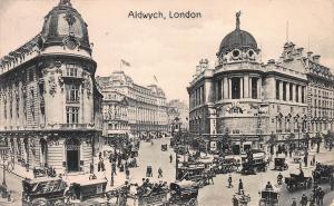 Aldwych, London, England, Early Postcard, Used in 1913, Sent to New Jersey