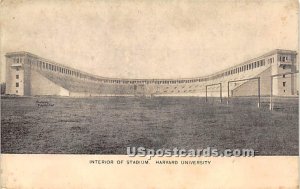 Interior of Stadium at Harvard University - Cambridge, Massachusetts MA  