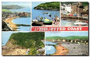 Postcard The Old Coast Aberystwyth Dyfed Aberporth Borth New quay Tresaith