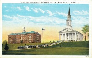 USA When Chapel is Over - Middlebury College Vermont 06.54