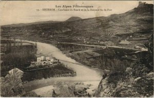 CPA sisteron confluence du Buech et de la durance seen from the fort (1208384) 