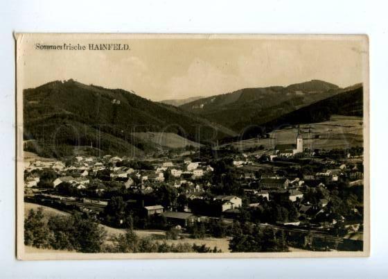 151910 Austria HAINFELD Railway Station Sommerfrische Vintage