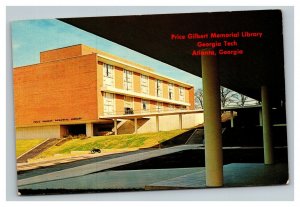 Vintage 1962 Postcard Price Gilbert Library Georgia Tech University Atlanta GA