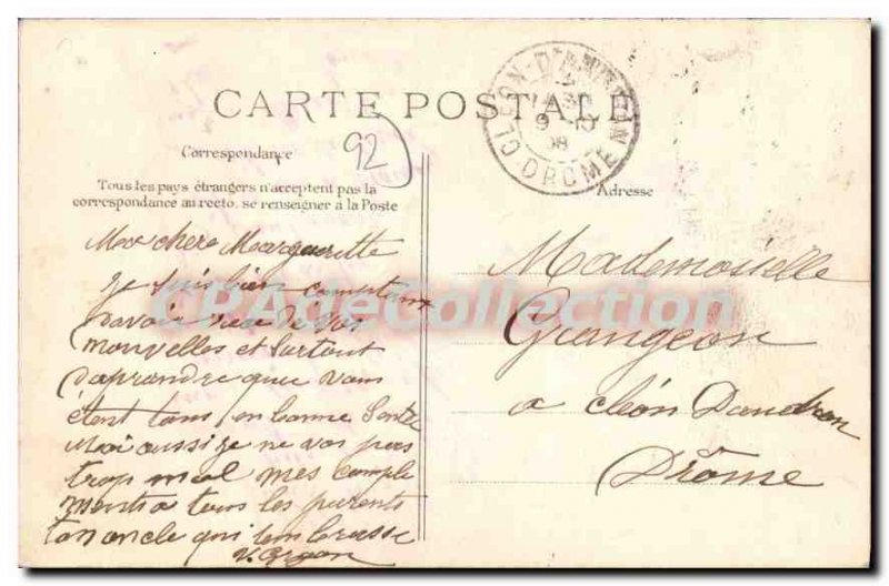 Old Postcard Souvenir De Puteaux