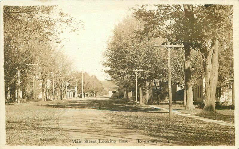 C-1910 Main East Rodman New York Monroe County RPPC Photo Postcard 20-3023