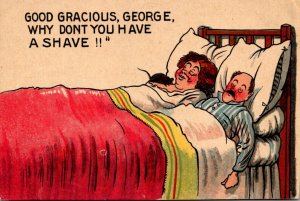 Humour Couple In Bed With Mouse