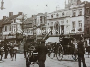 COVENTRY Broadgate shows OPEN TOP TRAMS MACDONALDS c1915 RP by Kingsway S11597