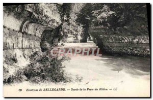 Old Postcard From Around Bellegarde Output Loss Rhone