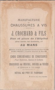 Birds Advertising Card Manufacture De Chaussures A Vis C005