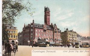 Denmark Copenhagen Trolleys At Hotel Bristol City Hall Place