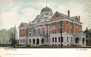 Canada, Ontario, Saint Thomas, Court House Building, Exterior View