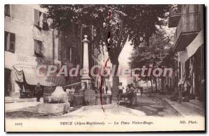 Postcard Old Vence Place Victor Hugo