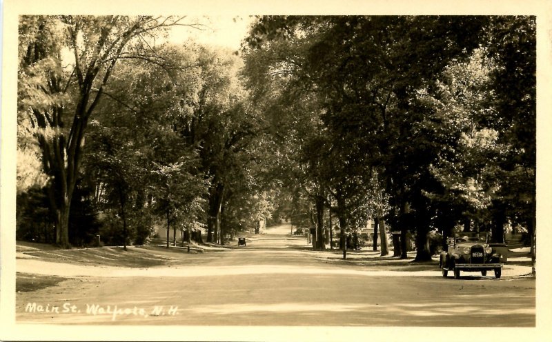 NH - Walpole. Main Street      *RPPC