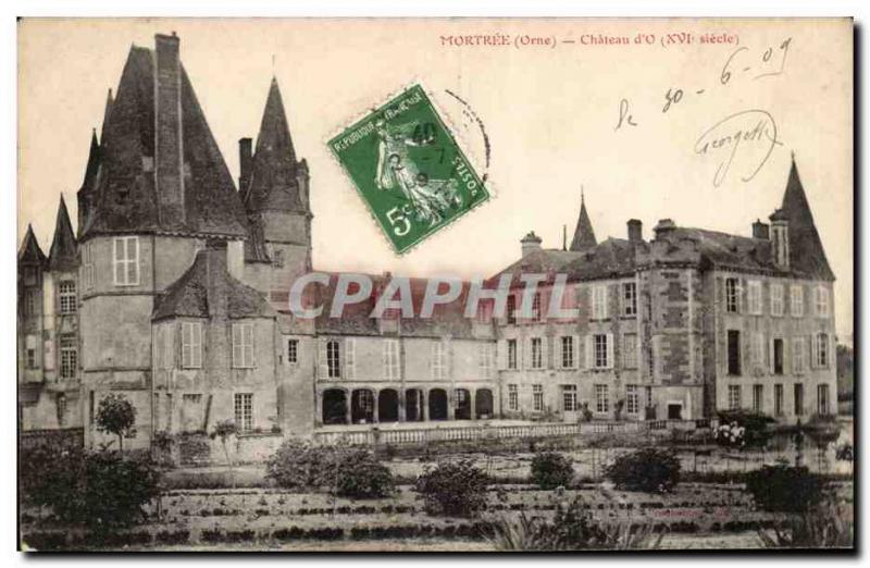 Mortree Postcard Old Chateau d & # 39o (16th)