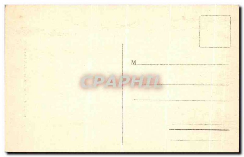 Postcard Old Fez Interior Court House Arabic