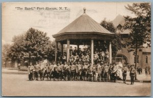 FORT SLOCUM NY MUSIC BAND 1917 ANTIQUE POSTCARD