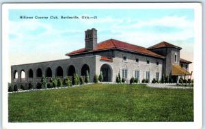 BARTLESVILLE, Oklahoma  OK    HILLCREST COUNTRY CLUB  ca 1920s  Postcard