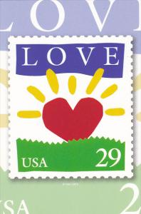 United States 29 Cent Love Stamp 1993