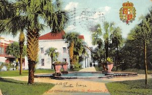 Post Office and Park St Augustine, Florida  