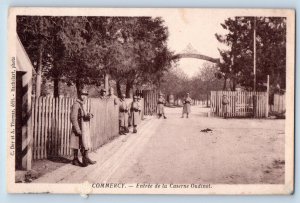 Commercy France Postcard Entrance to the Oudinot Barracks c1920's WW1