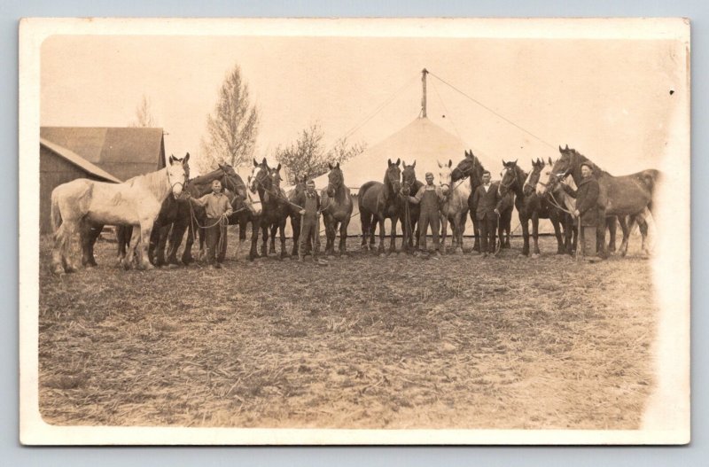 RPPC   Horse Show  Cowboys  c1910  Postcard
