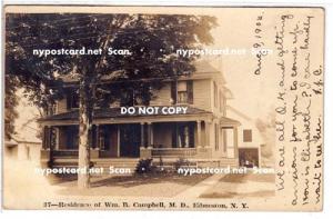 RPPC, Res Wm.B. Campbell MD., Edmeston NY