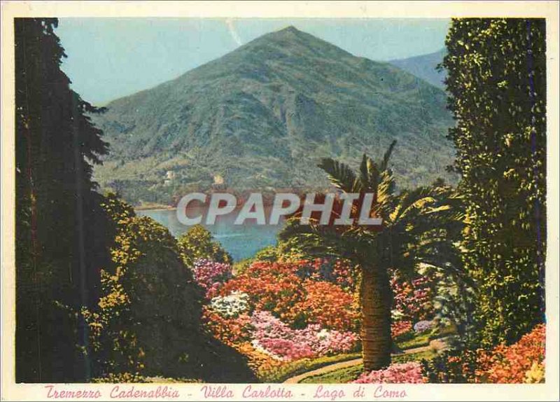 Postcard Modern Villa Carlotta Lake Como Cadenabbia Tremozzo