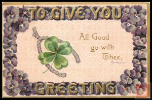 Best Wishes / Greetings (Embossed)