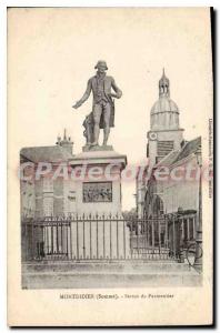 Old Postcard Montdidier Parmentier Statue