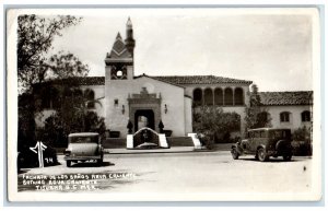 c1940's Fachada De Los Banos Water Tijuana Baja Mexico RPPC Photo Postcard 