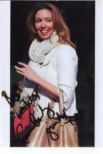 Emma Crosby GMTV Sky TV Newsreader Large Hand Signed Photo
