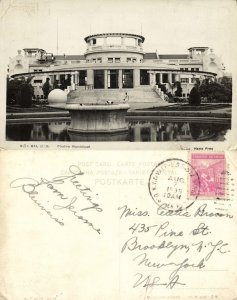 chile, VIÑA DEL MAR, Casino Municipal (1939) Hans Frey RPPC Postcard