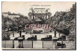 Postcard Old St Etienne Place Jean Jaures